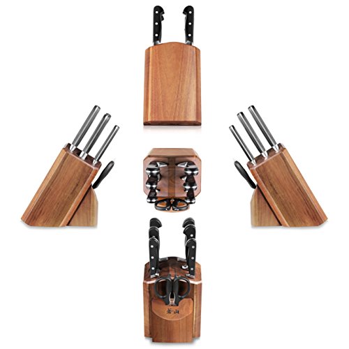 TV2 Series 1023039 Swedish 14C28N Steel Forged 8 (8-Piece Knife Block Set)