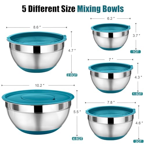 Mixing Bowls with Lid Set