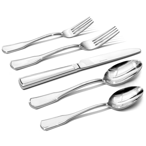 30 Piece Silverware Set for 6 (30-piece / Silver)