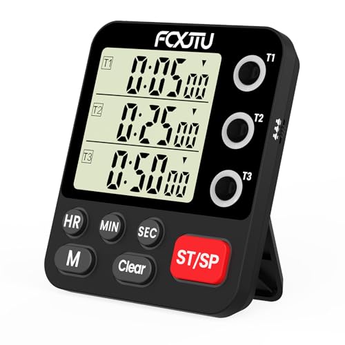 Digital Dual Kitchen Timer (YS318 Black)