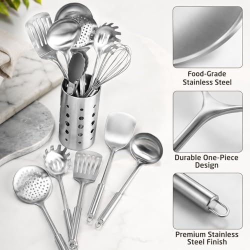 Cooking Utensils Set (Brown)