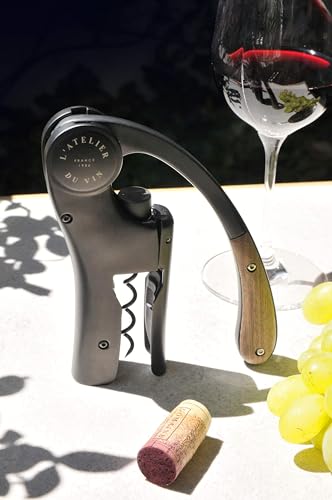 L’Atelier du Vin Oeno Motion Black & Wood Lever Corkscrew (Oeno Motion Wood & Black)