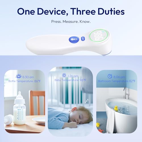 No Touch Thermometer for Kids and Adults (White)
