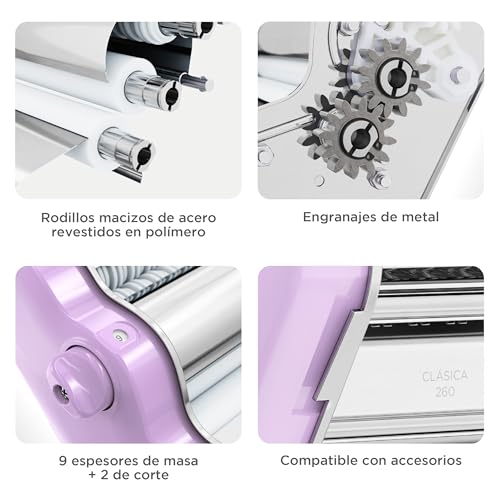 Classic 260 Pasta Maker Machine (Lilac)