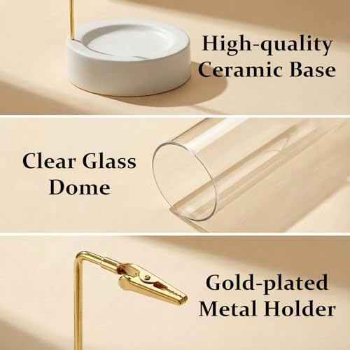 Incense Holder (Ceramic Bottles Round Beige)