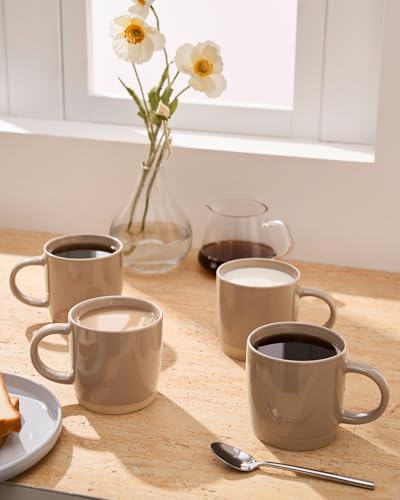 Milkyway Coffee Mugs of 8 (Milkyway-Cinnamon Brown / 8 Count (Pack of 1))