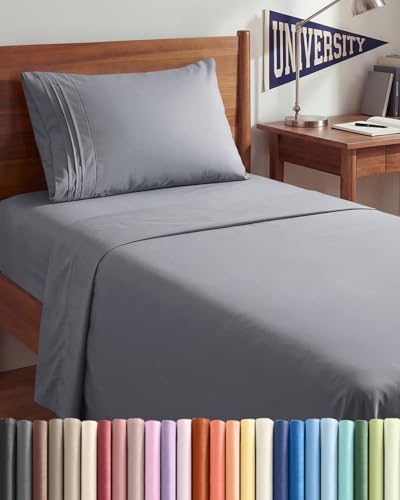Twin XL 3 Piece Sheet Set (05 - Steel Blue / Twin XL)