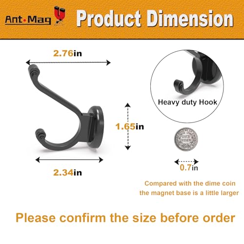 Magnetic Hooks Heavy Duty 140LBS (2 Count)