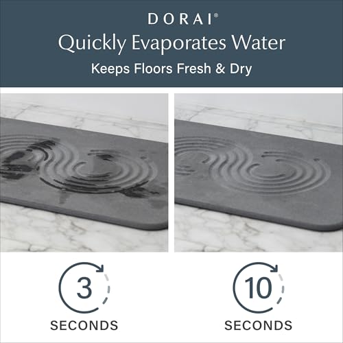 Home Stone Bath Mat Set (Zen Slate / 2 Pack)