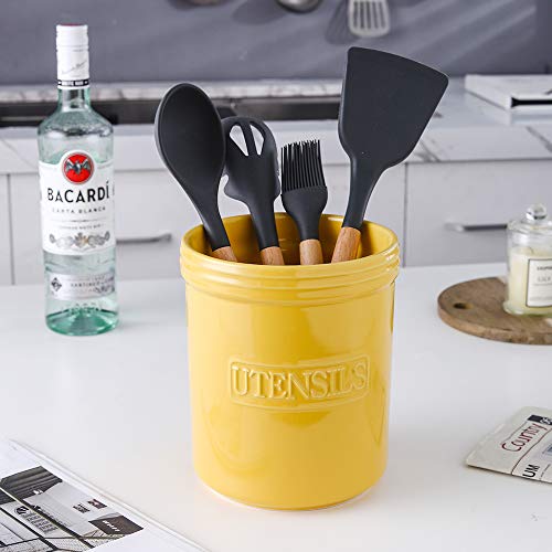 Cooking Utensil Holder (Yellow)