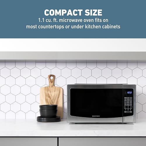 Microwave Oven 1000 (1.1-Cu.Ft. / Metallic)