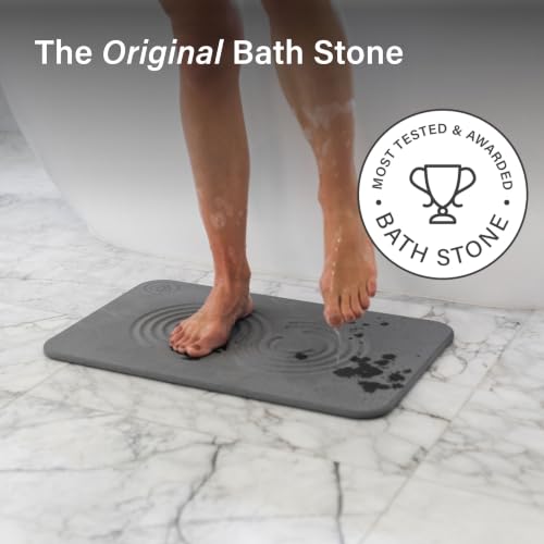 Home Stone Bath Mat (Zen Slate / 1 Pack)