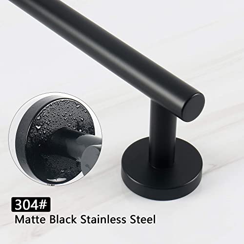 Bath Towel Bar (Matte Black / 20 Inch)