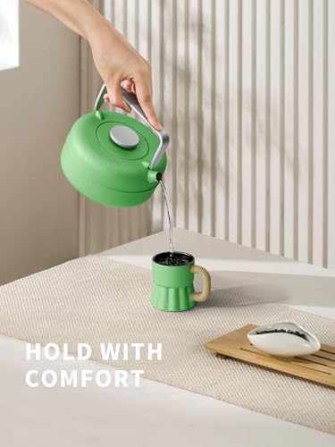 Teapot with Removable Infuser (0.8 Quarts / Green Cylinder)