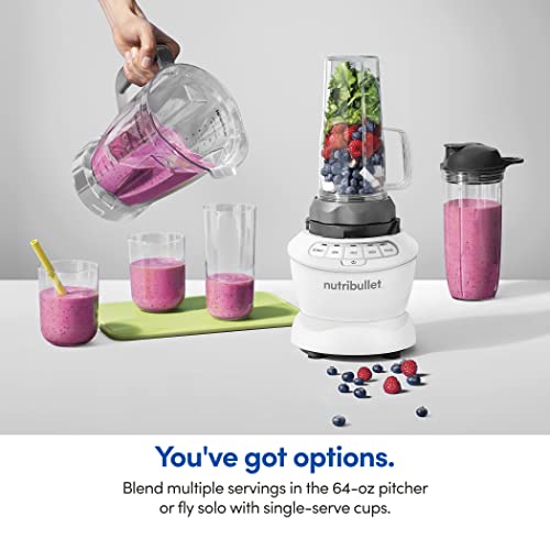 Full Size Blender Combo (Matte White / Full-Size)
