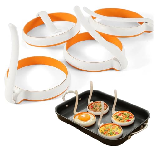 Silicone Fried Egg Cooker Rings Set