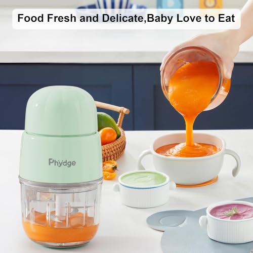 Baby Food Maker for Baby Puree Foods Fruit Vegetable Meat (Green)