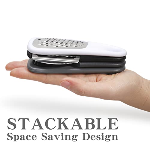5 Pieces Kitchen Gadgets Set with Storage Bag (Black White Gray 4pcs)