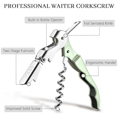 2 Pack Wine Opener (Matcha Green)