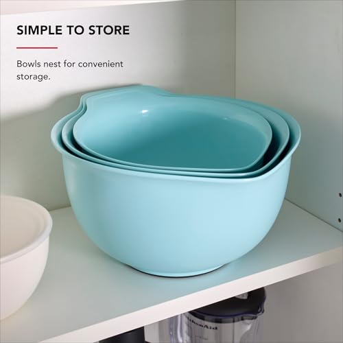 Universal Nesting Plastic Mixing Bowls (Mineral Water / Set of 3)