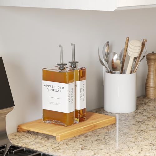 Kitchen Cooking Oil Dispenser Set (6 Pack / Silver)