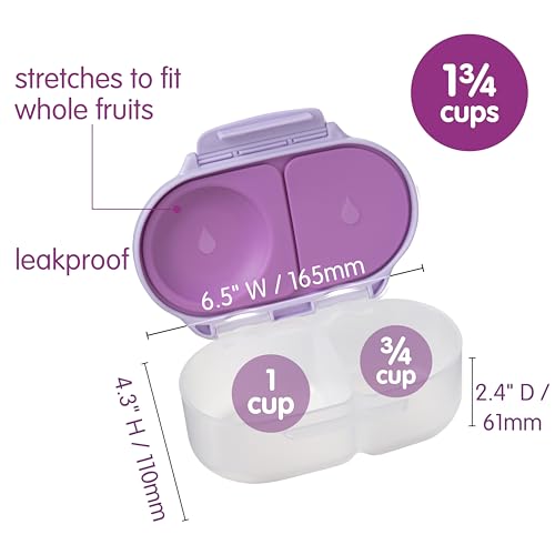 Snack Box Snack Containers for Kids (1-pack / Suger Plum)
