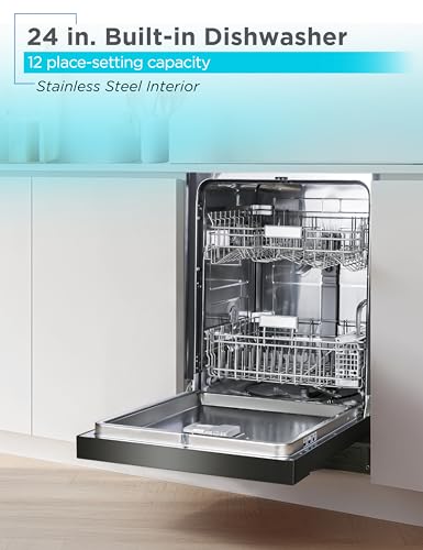 24" Built In Dishwasher (Black-100MB)