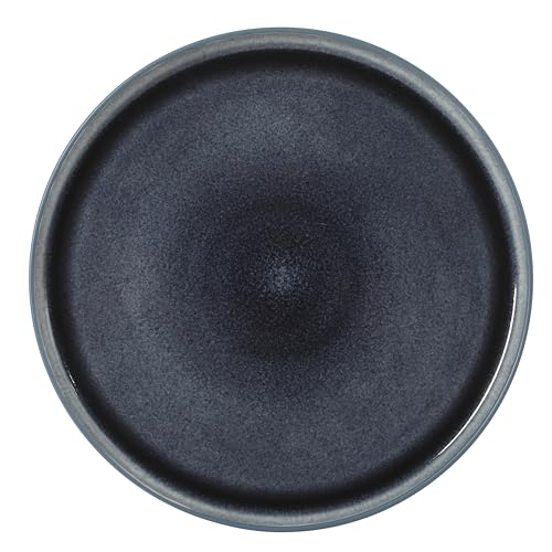 Reactive Stoneware Dinnerware Set (Service for 4 (12pcs) / Blue (Tahoe Sunset))