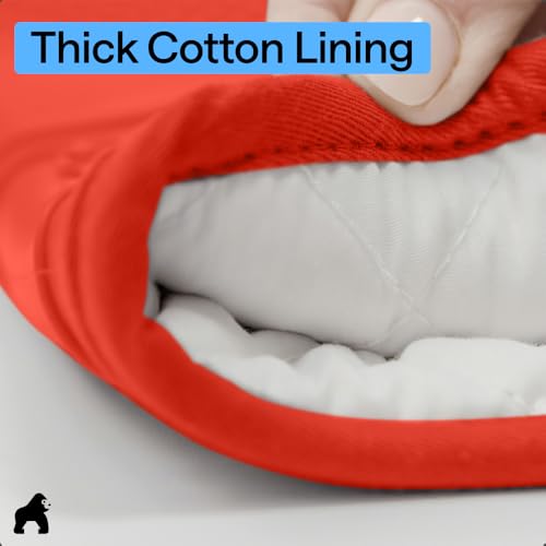 Silicone Oven Mitts (Coral / 12.5" Oven Mitts)