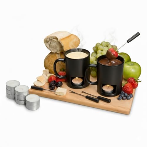 2 Pack Fondue Cheese & Chocolate Mugs (2 Count)