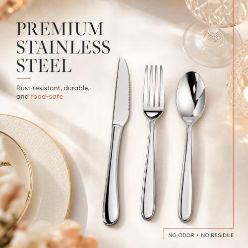 Silverware Set for 12 (60 Pieces)