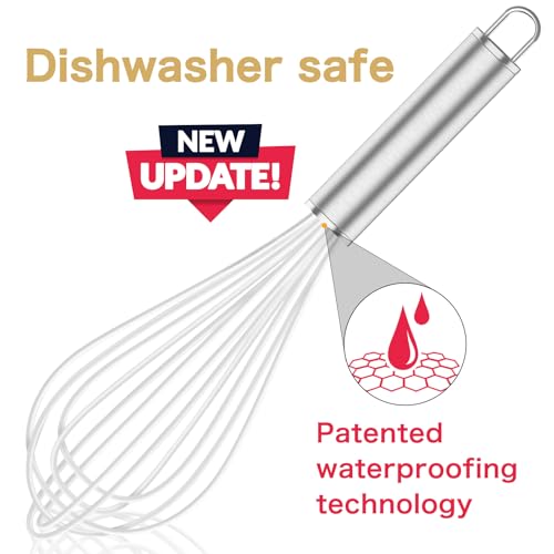White Silicone Whisk Set of 3 (3 Count)