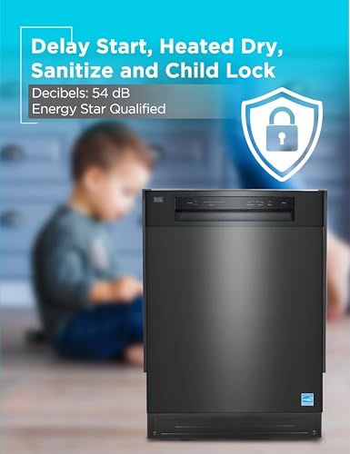 24" Built In Dishwasher (Black-100MB)