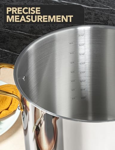 Stainless Steel Stock Pot (20 Quarts)