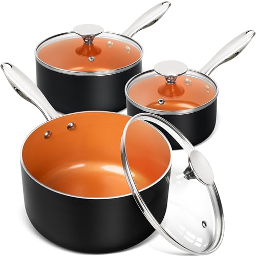 Sauce Pan Set (1+2+3 Quarts)