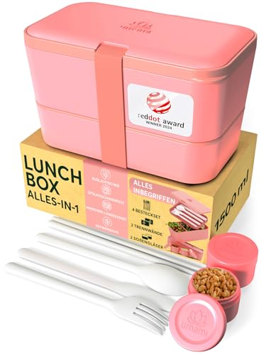 Lunch Box Containers w (Coral Pink / Standard)