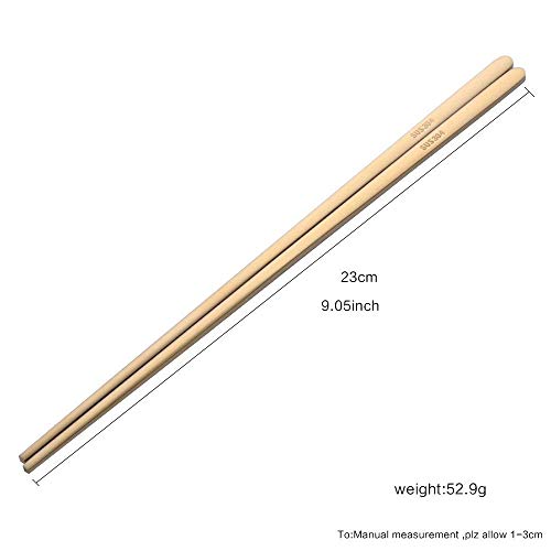 5 Pairs Gold Flat Chopsticks (gold-flat chopstick)