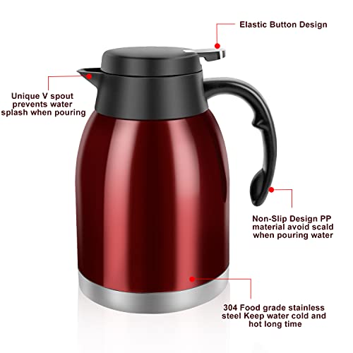 54oz Thermal Coffee Carafe (Red)