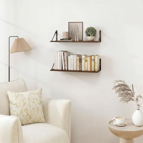 Black Deep Floating Shelves for Wall