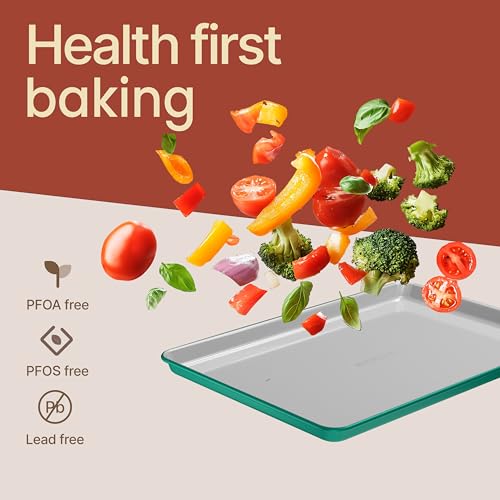 Bakken 8 Piece Stackable Bakeware Set (Teal / Pack of 8)