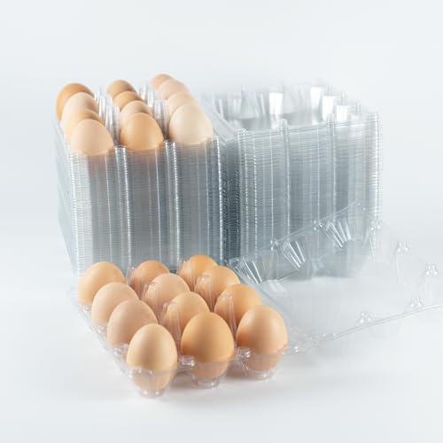 48 Pack Egg Cartons Cheap Bulk 12 Count (Medium-48PK-12CT)