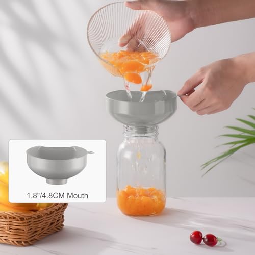 Wide Mouth Versatile Funnel for Kitchen Use for Filling Bottles