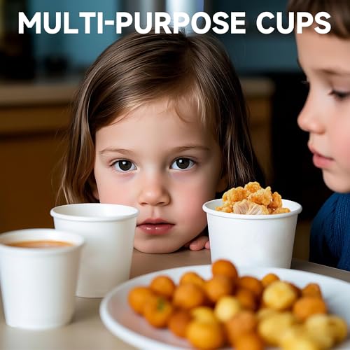 3000 Pack 3 oz Bathroom Paper Cups for Mouthwash (White / 3 oz)
