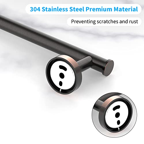 2 Pieces Oil Rubbed Bronze Towel Bar Set (Oil Rubbed Bronze / 24inch)