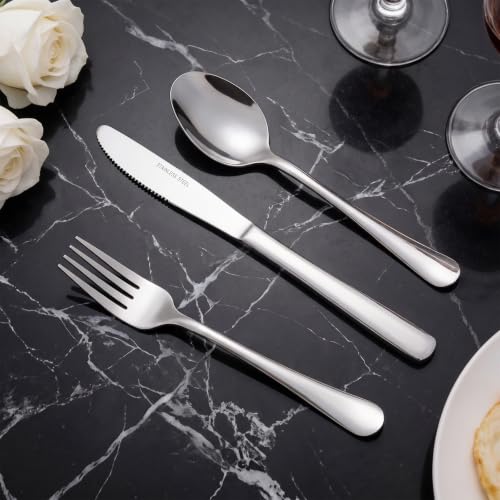 216pcs Silverware Set (216PCS Dinner Forks+ Dinner Spoons+ Dinner Knife)