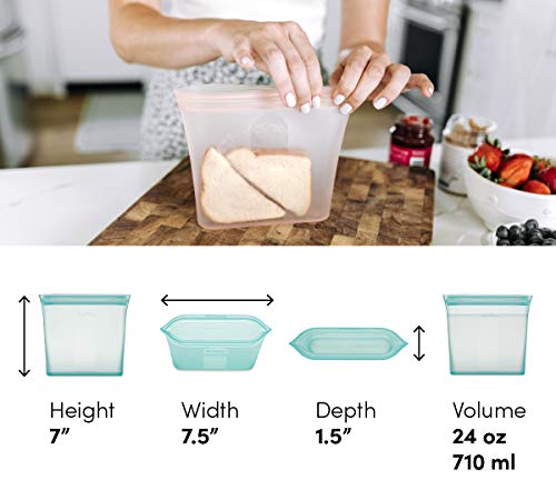 Reusable Food Storage Bags (Lavender / Sandwich Bag)