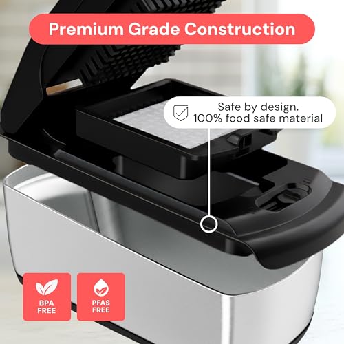 Pro Original Vegetable Chopper & Mandoline Slicer Kitchen Gadget (Stainless Steel / 14 in 1)