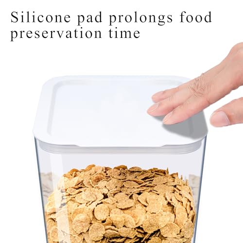 Cereal Dispenser Countertop (5L, White, 3Pc / 5L)