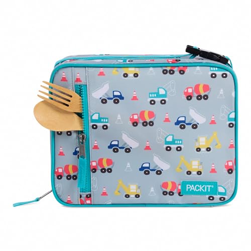 Freezable Classic Lunch Box (Construction Trucks)