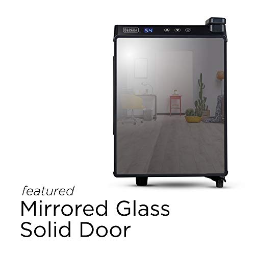 6 Bottle Thermoelectric Wine Chiller (6 Bottles / Mirrored Glass Door)